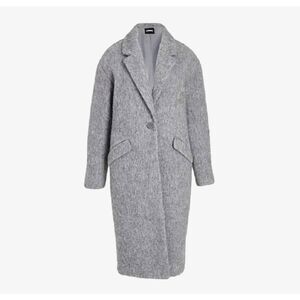 Express Gray Wool Coat